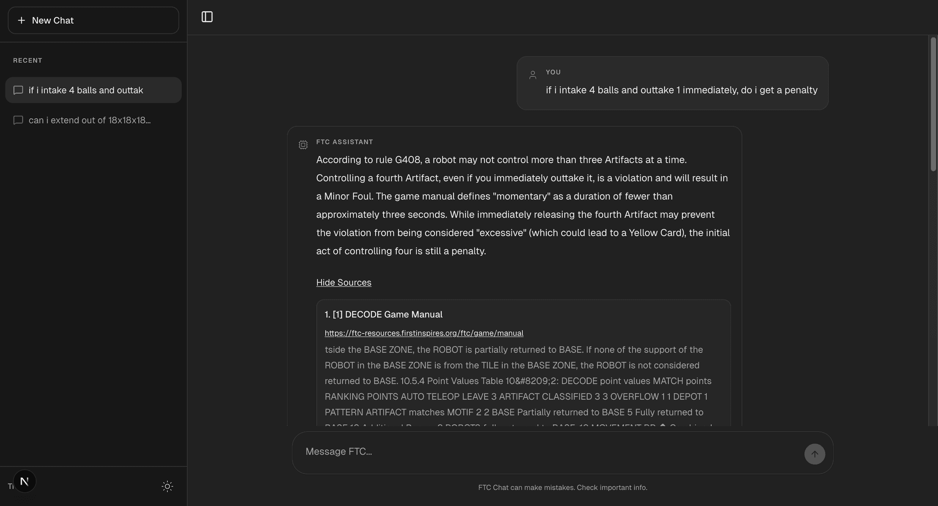 FTC Chat | 2026