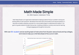 MathMadeSimple Site | 2025